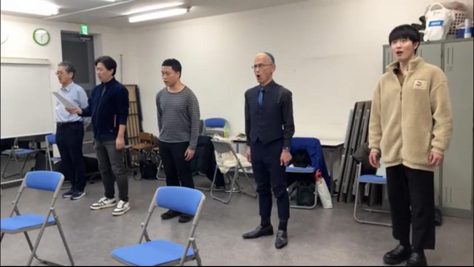 2025年3月31日（月）ミュージカル「トムは真夜中の庭で」練習風景