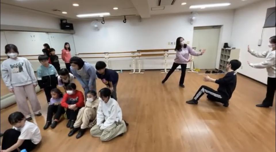 2025年3月31日（月）ミュージカル「トムは真夜中の庭で」練習風景